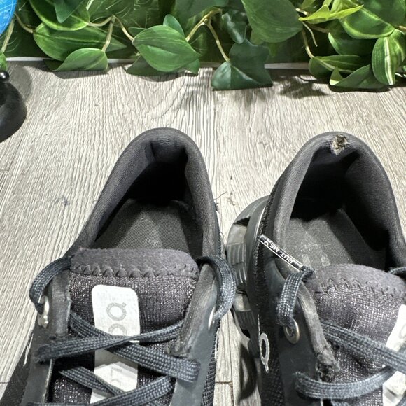 On Womens Cloud X Black White Running Shoes Sneakers Size 7 - Picture 4 of 11